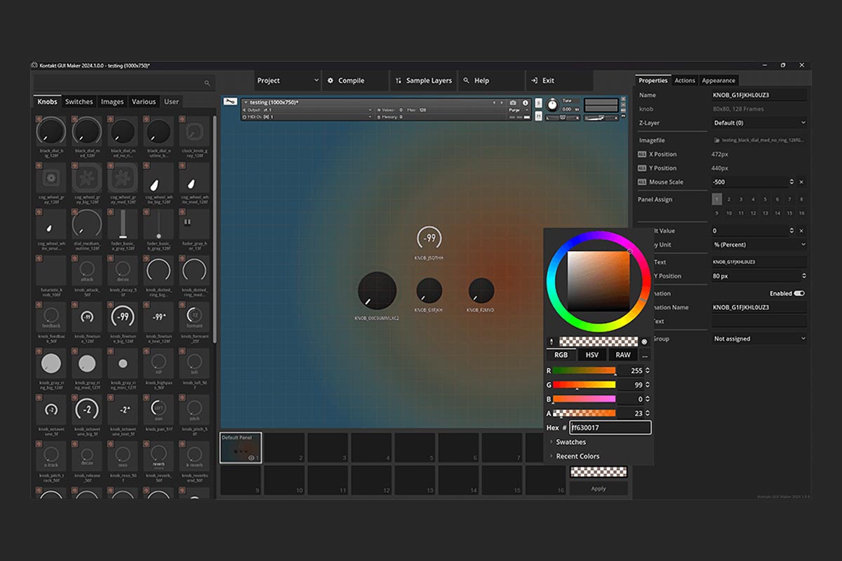 Kontakt GUI Maker